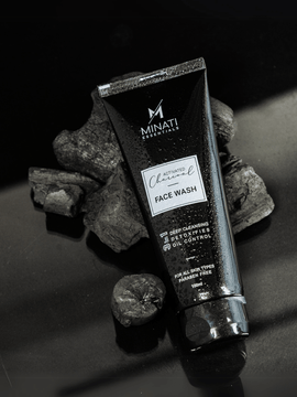 Minati Activated Charcoal Face Wash - 100 ml