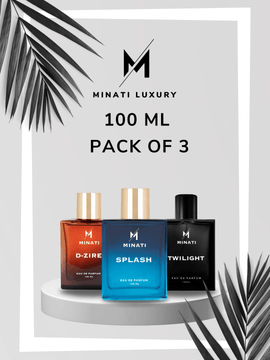 100 ml Pack of 3 Perfumes (100ml*3 Pcs)